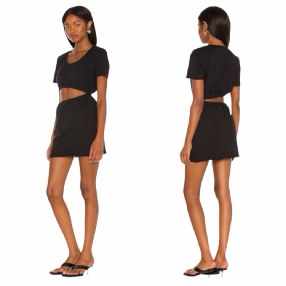 NWT! Lovers + Friends | Black Cotton Cutout Sweater Dress. Size XL.